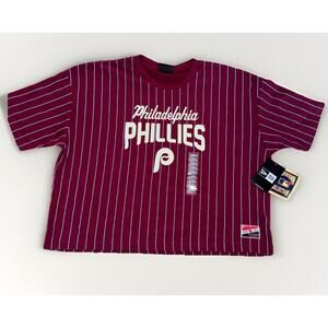 New Era Philadelphia Phillies Crop Shirt Cooperstown Collection 1883 Baseball XL